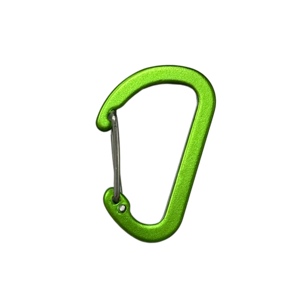 D-Shaped Wire-Gate Aluminum Carabiner 25×40mm