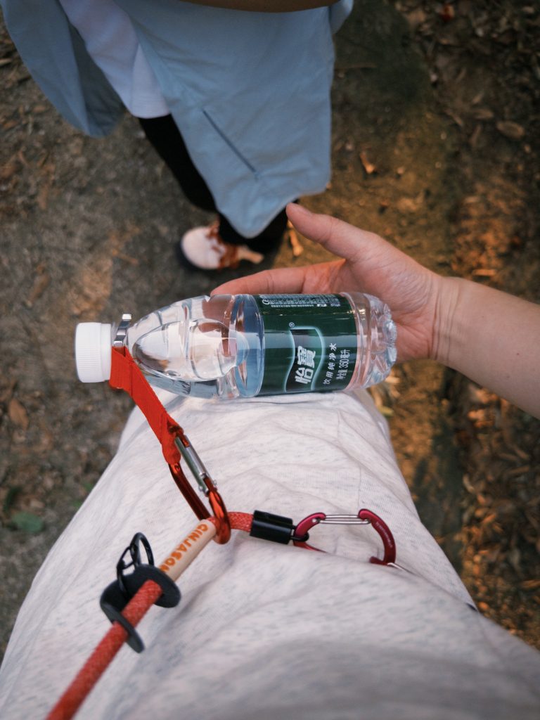Bottle Holder Clip with Carabiner