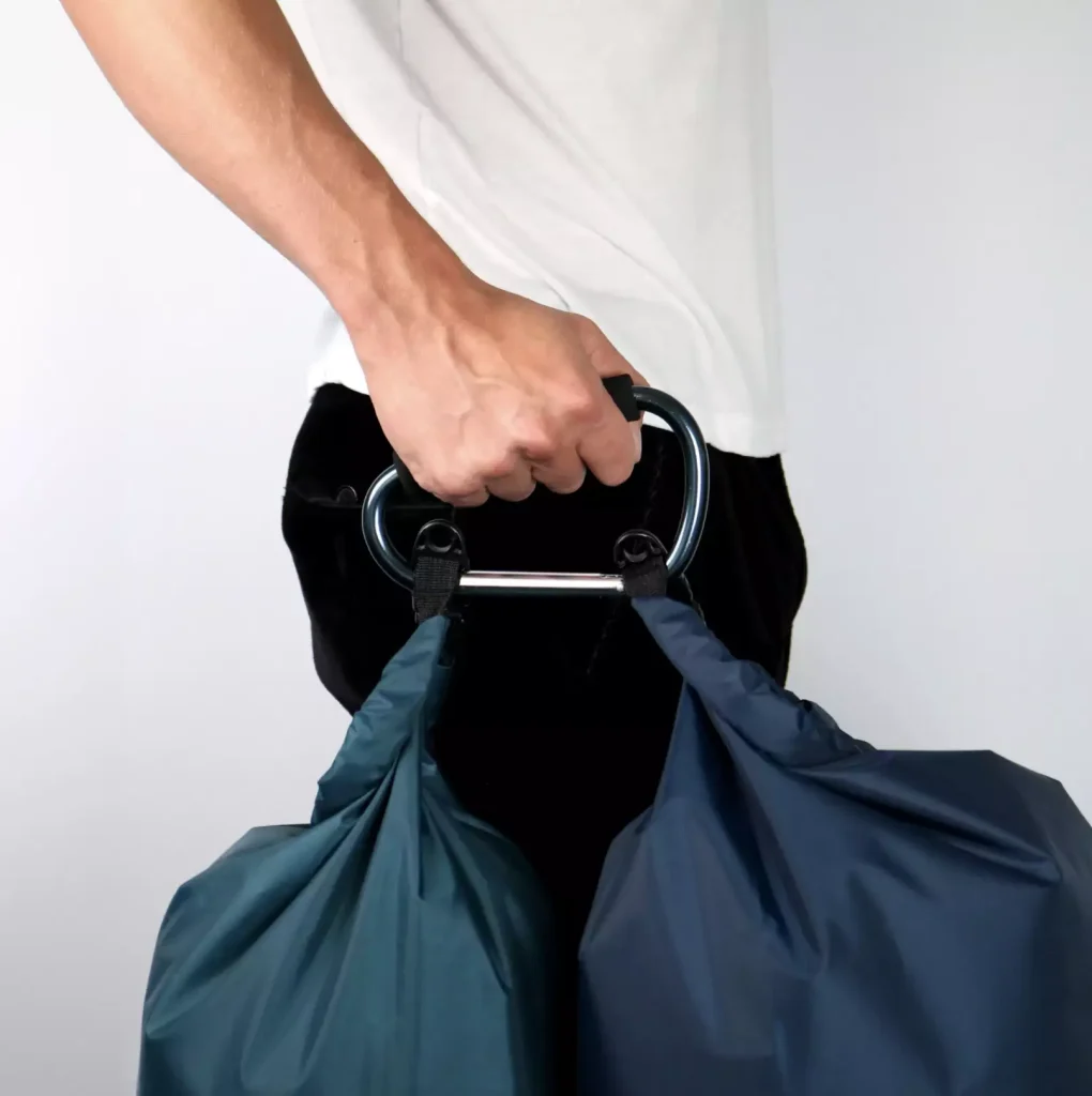 Large Aluminum Foam Handle Carabiner Clip