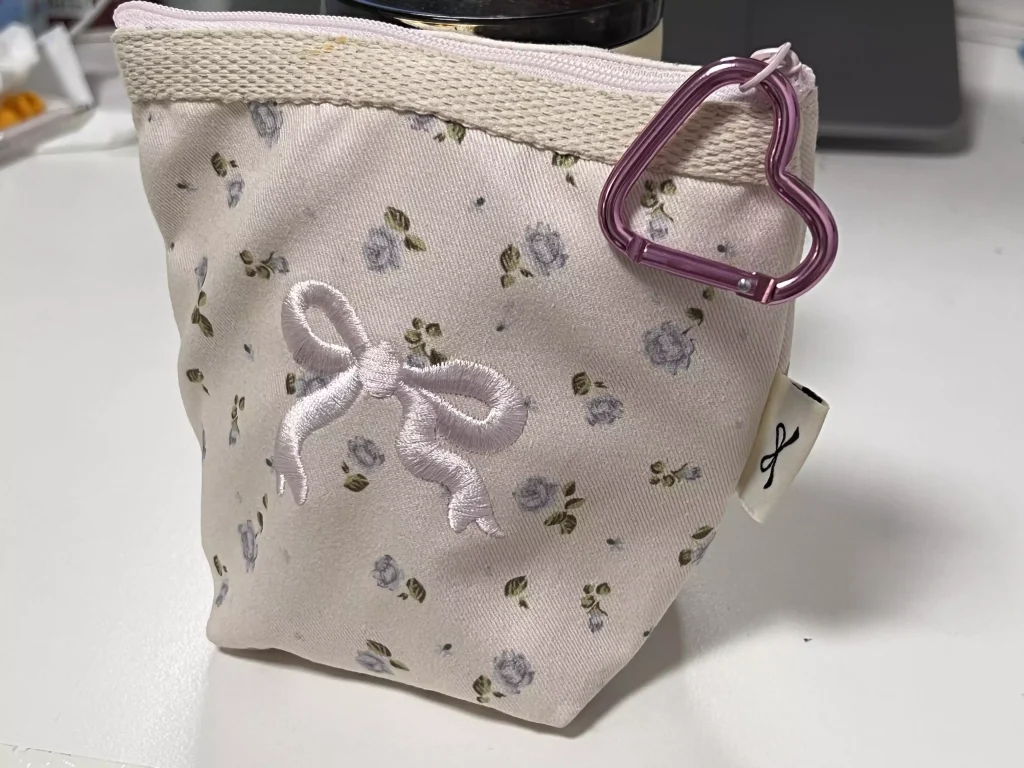 Heart Shaped Aluminum Alloy Keychain Clip