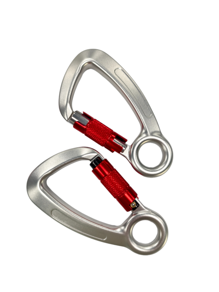 A2304TN Silver Aluminum Climbing Carabiner