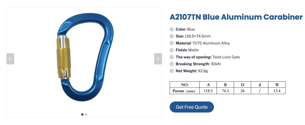 How to Choose Carabiners from a Chinese Factory