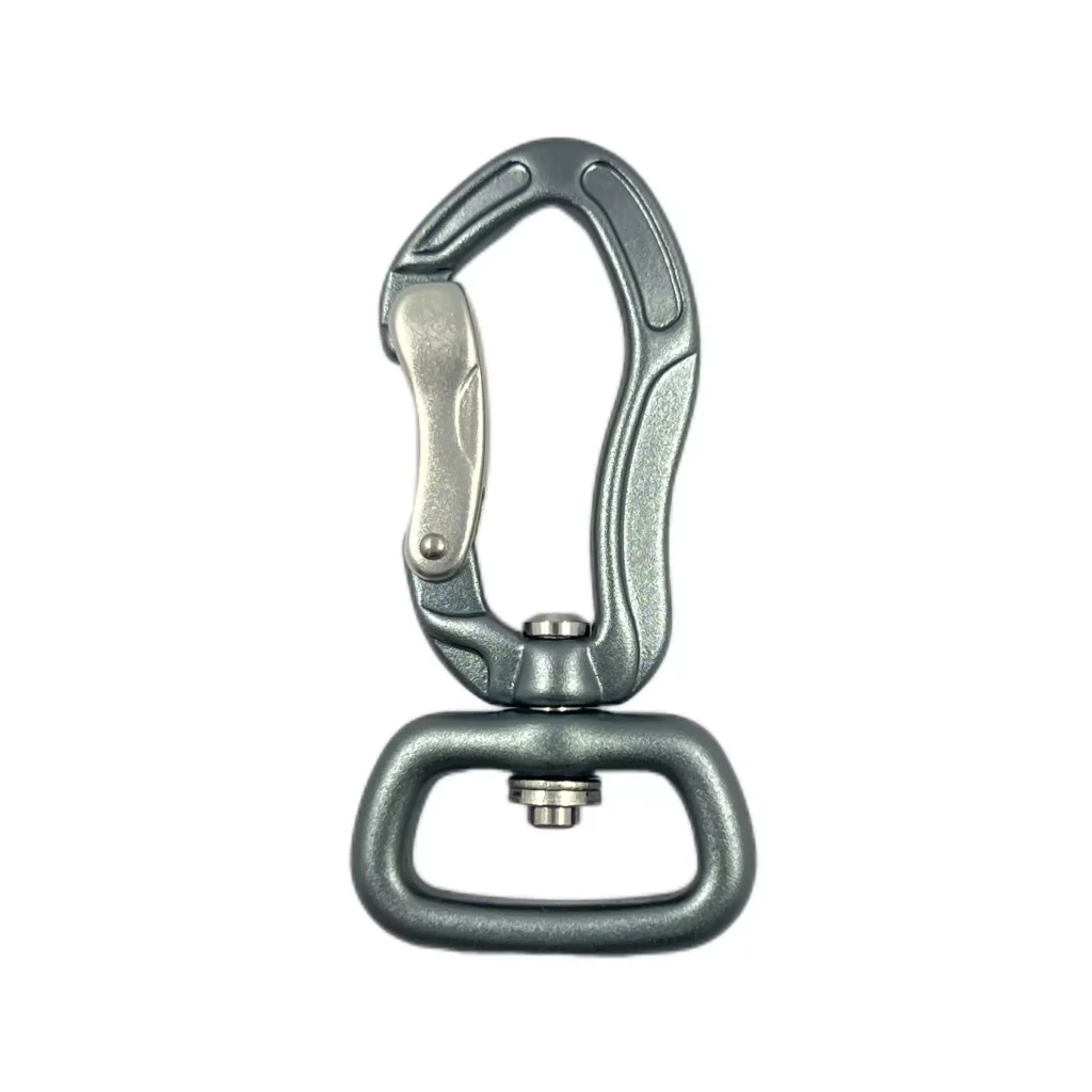 What are the difference between our carabiners and swivel snap hooks
