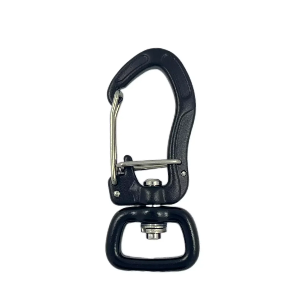 What are the difference between our carabiners and swivel snap hooks