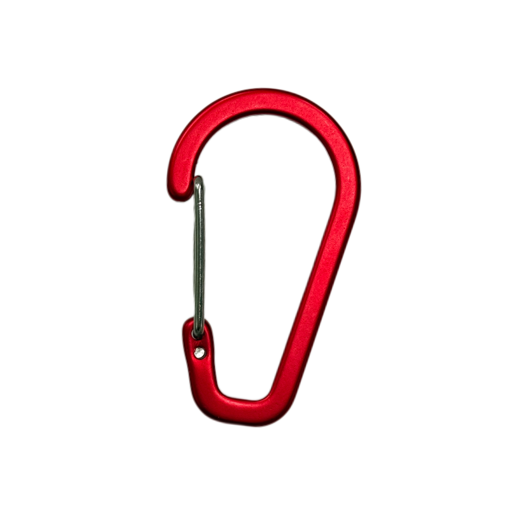 D Shaped Wire-Gate Carabiner